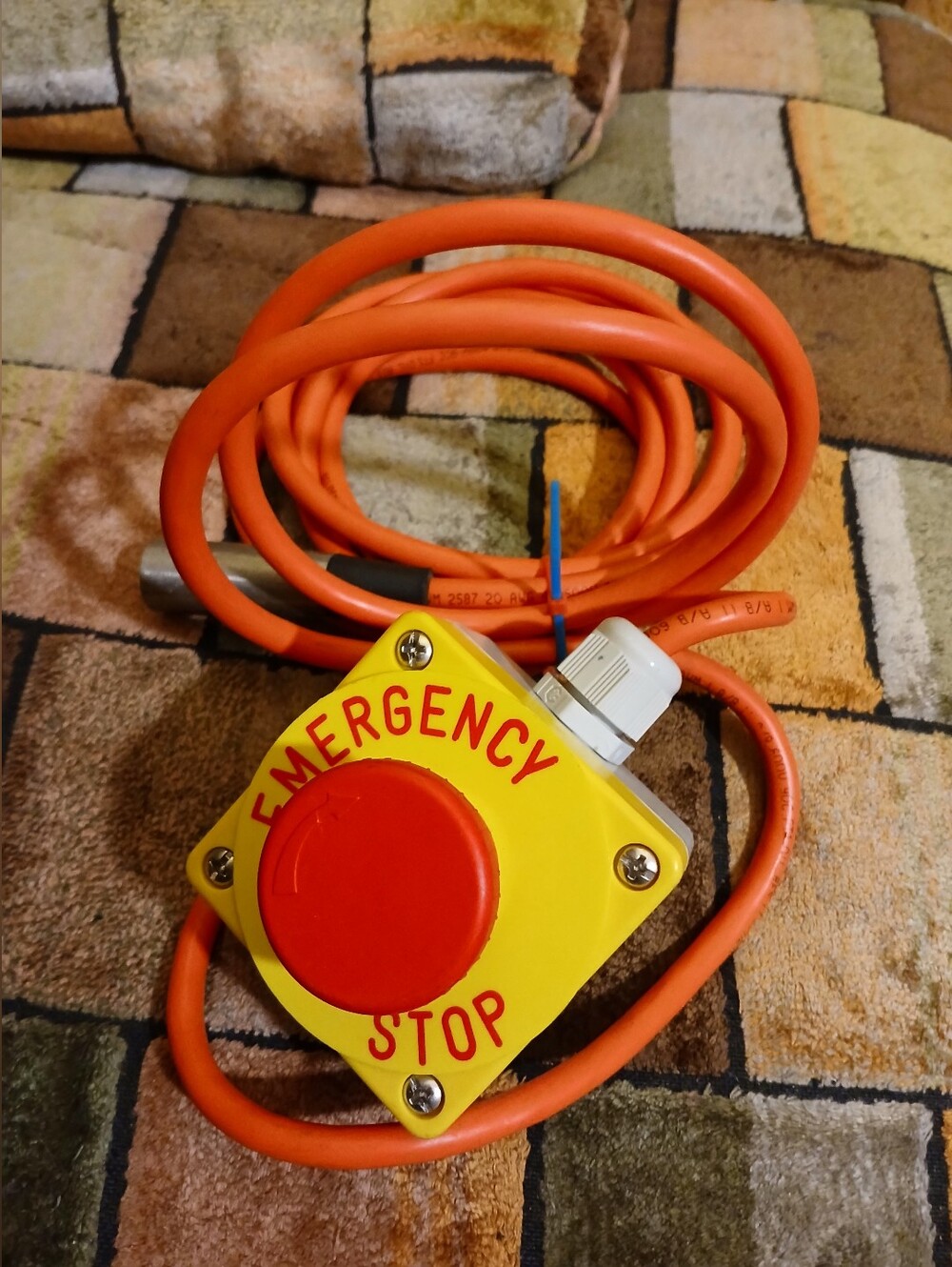 Emergency Stop Push Button Switch - Golden INFINITY